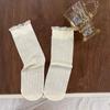 Süße Rüschenrand Spitze Transparente Socken Atmungsaktives Eis Seidennetz Dünne Socken Lolita Sommer Ultra-Dünne Socken Mädchen