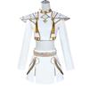 Anime Zoey Rumi Mira Cosplay Costume White PU Leather Uniform Role Play for Party Halloween Carnival Outfits
