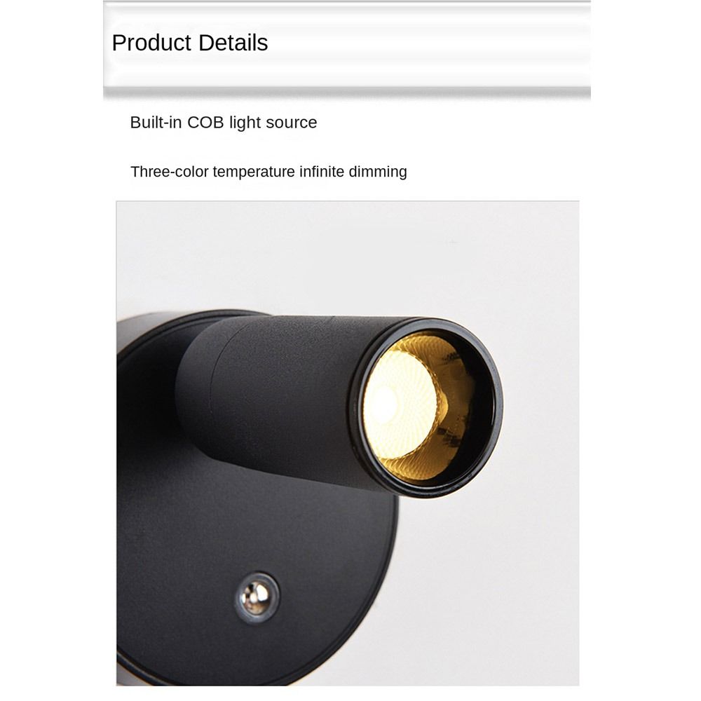 Magnetic LED Wall Light Wall Mounted Wall Lamp Portable Cabinet Spotlight  Bedroom