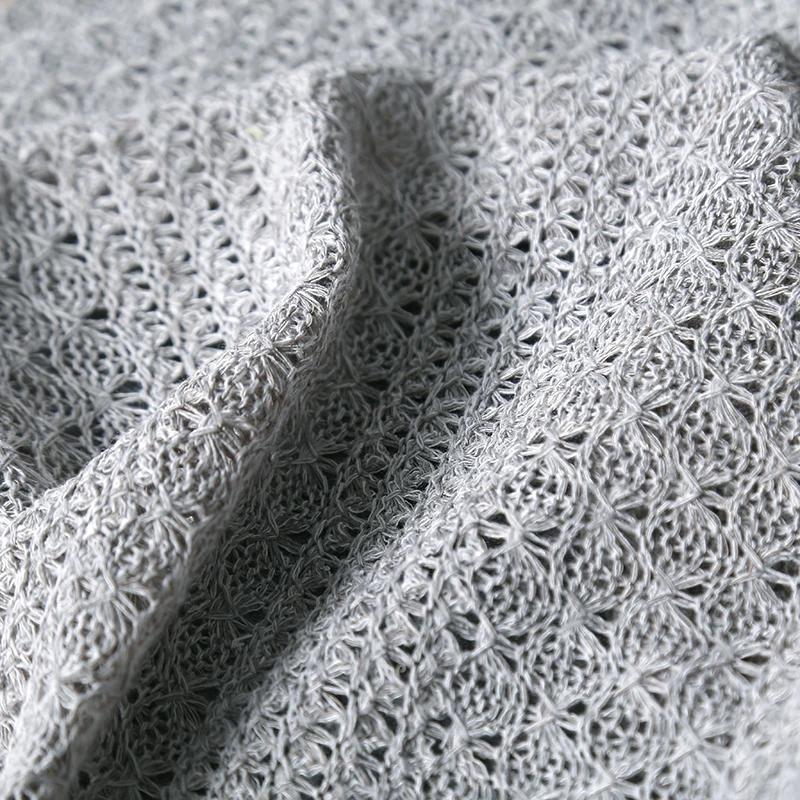 

Wide 155cm Hollow Flower Butterfly Mesh Knitted Fabric Spring Summer and Autumn Coarse Needle Creative Fabric for DIY Clothing 100x155cm