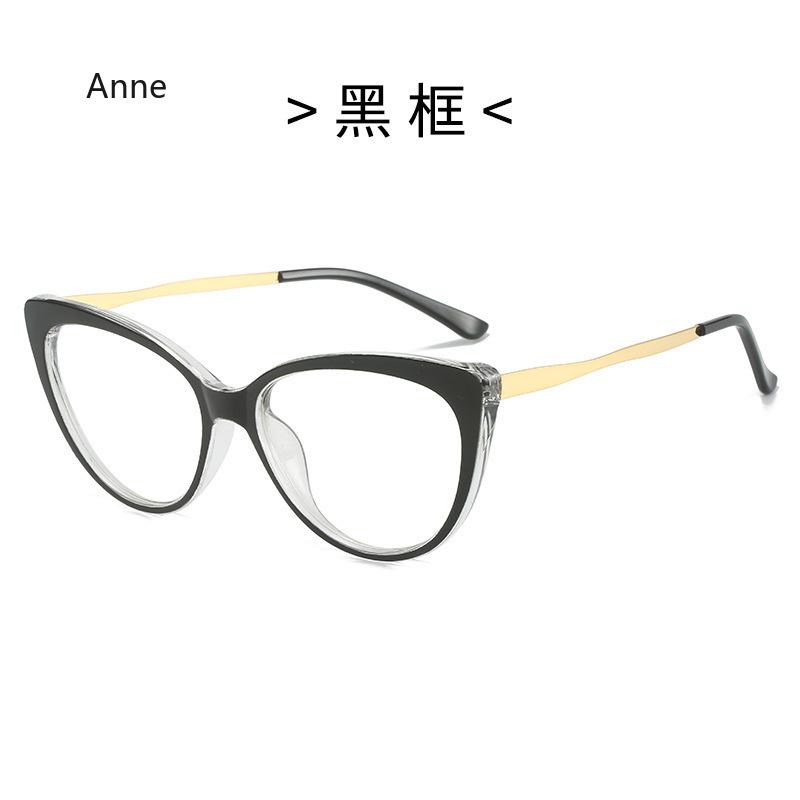 TR90 Anti Blue Light Blocking Glasses Frame Women Luxury Designer Retro Eyeglasses Ladies Optical Frame  Trend gafas