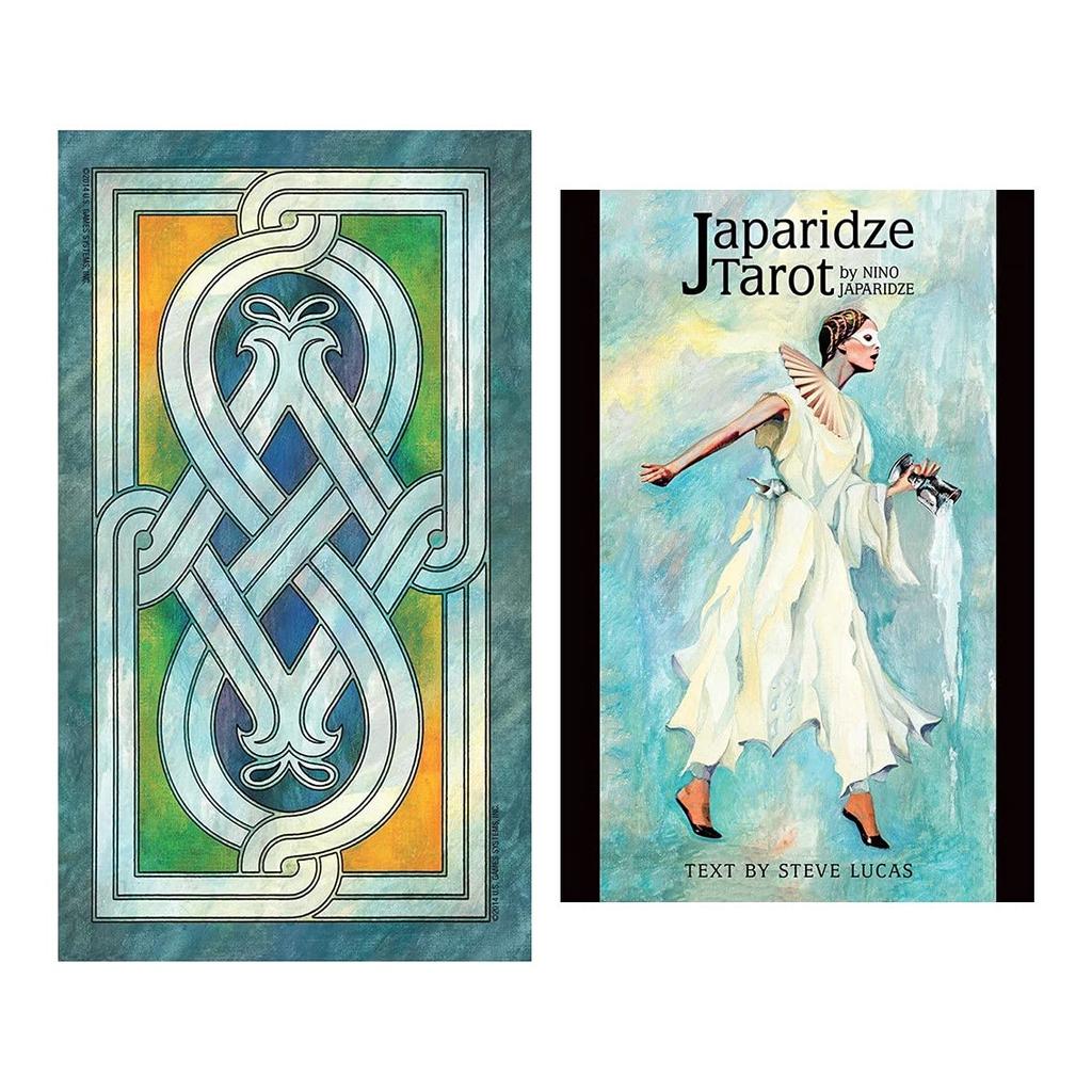 Kancharo 78-Card Tarot Card Set [Japaridze Tarot] Includes Japanese Tarot Card Instructions & Pouch (Authentic)