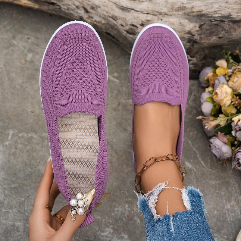Summer New Mesh Women's Shoes Casual Fashion One-pedal Shoes Women's Mesh Breathable and Comfortable Women's Shoes