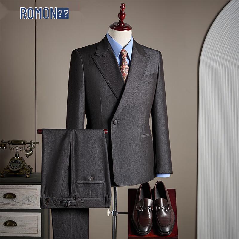 Romon Men s Business Casual Suit Set 34