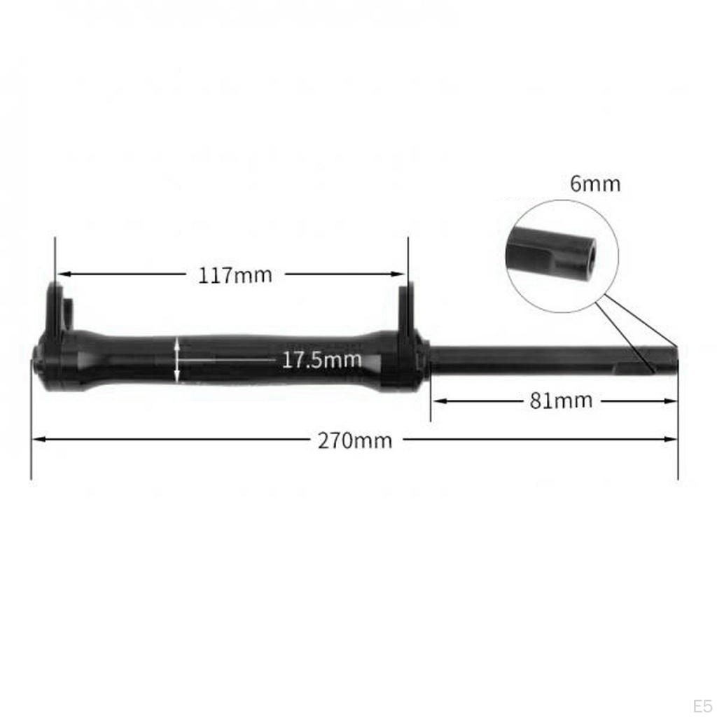 Extender Rod for Folding Outdoor Cycling Extension Telescopic Bar Components Parts Transporting