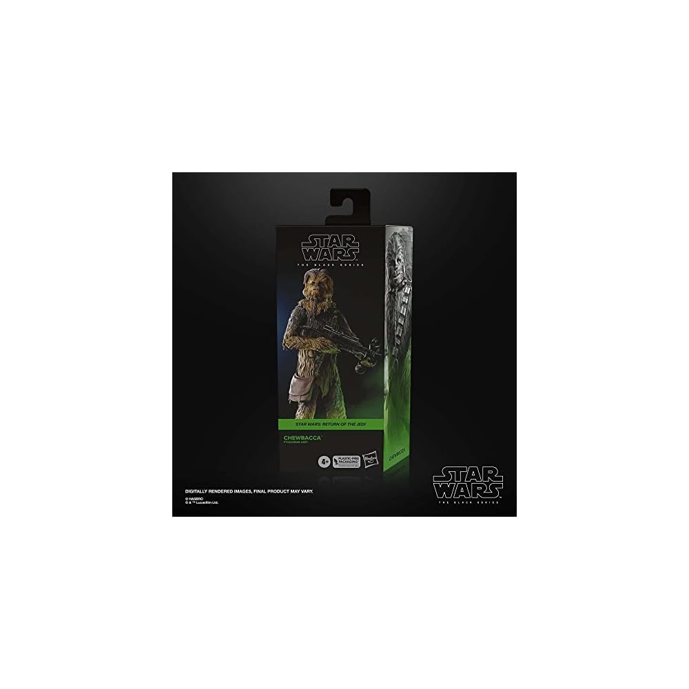 Hasbro Star Wars Black Series Chewbacca 6 Inch Action Figure Episode 6 Ages 4 and Up F7112