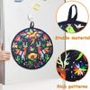 Plic încălzitor tortilla 12 inch Sac încălzitor tortilla Plic mare rotund izolat pentru tacos pizza Încălzitor eficient de alimente pentru casă picnicuri