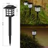 Retro Solar Lawn Lights – Automatic Dusk Activation for Outdoor Courtyard and Night Ambiance