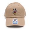 (47BRAND) Kids Cleanup Disney Mickey Mouse Cap Hat Disney Children's Kids Size (JP, Alphabet, Free Size, Khaki (14865115))