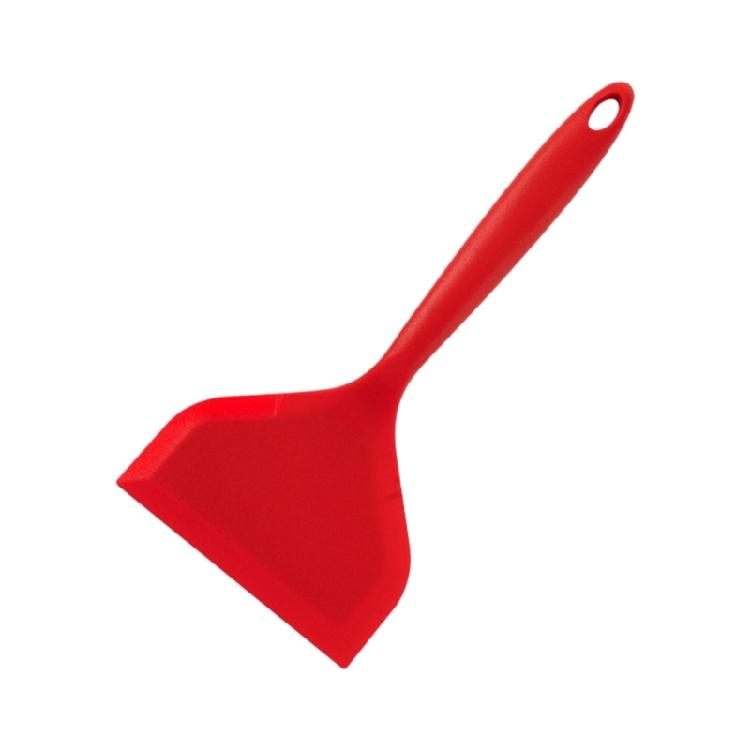 

Professional Silicone Cooking Utensils Kitchen Tool For Flipping Tamagoyaki Steak With Ergonomic Grip Handle червоний