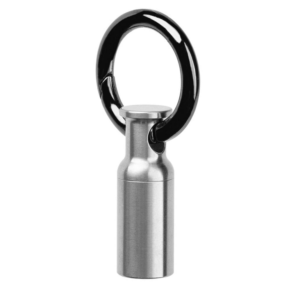 Keychain Lightweight O-ring Gasket Pill Holder Case