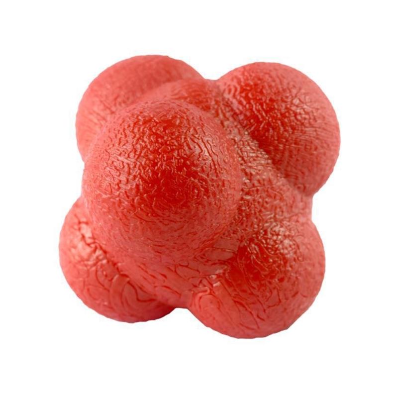 Reaction Bounce Balls Agility Reaction Reflexes Balls for Improving Agility Reflexes and Hand Eye Coordination Skills красный