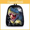 Print Animal Dinosaur Design Kids Lightweight Backpack For School Travel