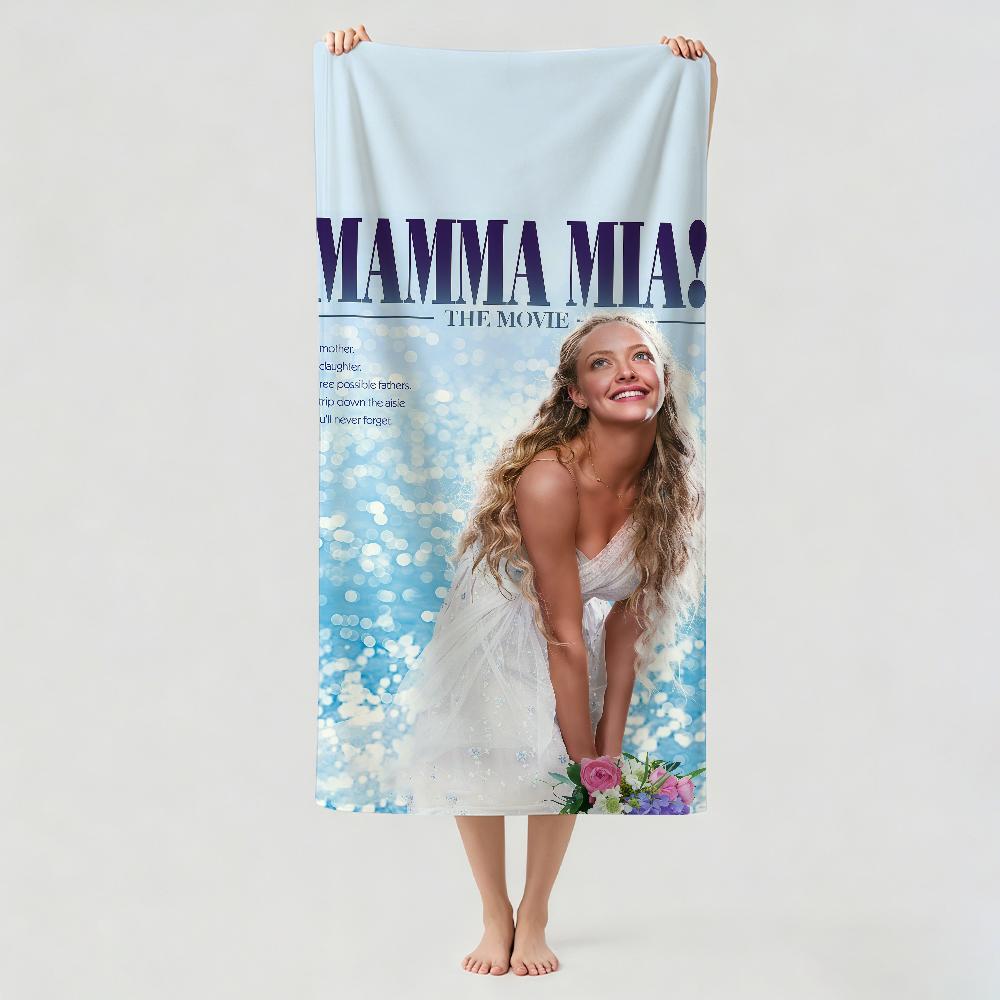 Comedy movie Mamma Mia Towel Drying Bath Towel Applicable To Light Swimming Camping Yoga Beach Out