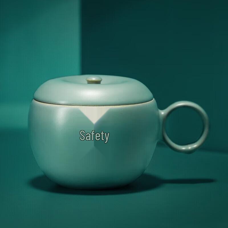 

Edenus Ancient Green Glaze Apple-Shaped Ceramic Office Cup