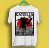 Catzilla King Of Pawster Paws Cat Kitten Pet Lover Meme Gift Funny Style Unisex Gamer Cult Movie Music Tee T Shirt