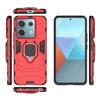 For Xiaomi Redmi Note 13 Pro 5G/Poco X6 5G Case Ring Holder Kickstand PC+TPU Cover