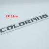 1pcs ABS for COLORADO Car Letter Rear Trunk Bumper Emblem Sticker Badge Decal styling auto Accessories