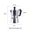 Italian Octagonal Mocha Pot - Aluminum Coffee Maker for European Brewing