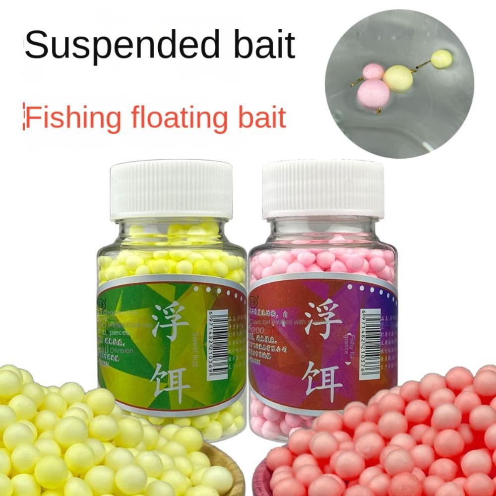 1 Bottle170pcs Fishing Fishing Foam Foam Crucian Carp Bait 2024 Fishing Buoyancy Bait