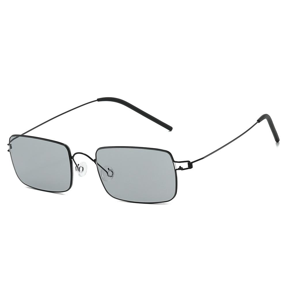 Fashion Small Square Sunglasses for Women and Men Metal Frame Shades Vintage Trendy Driving Sun Glasses Outdoor Travel Eyewear