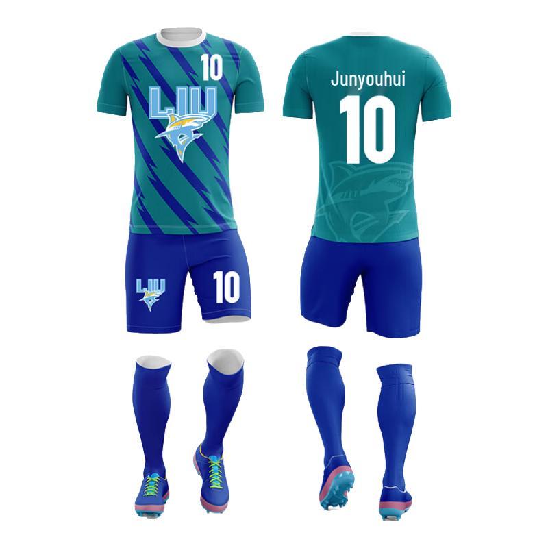 Unisex Digital Print Quick-Dry Football Jersey Set