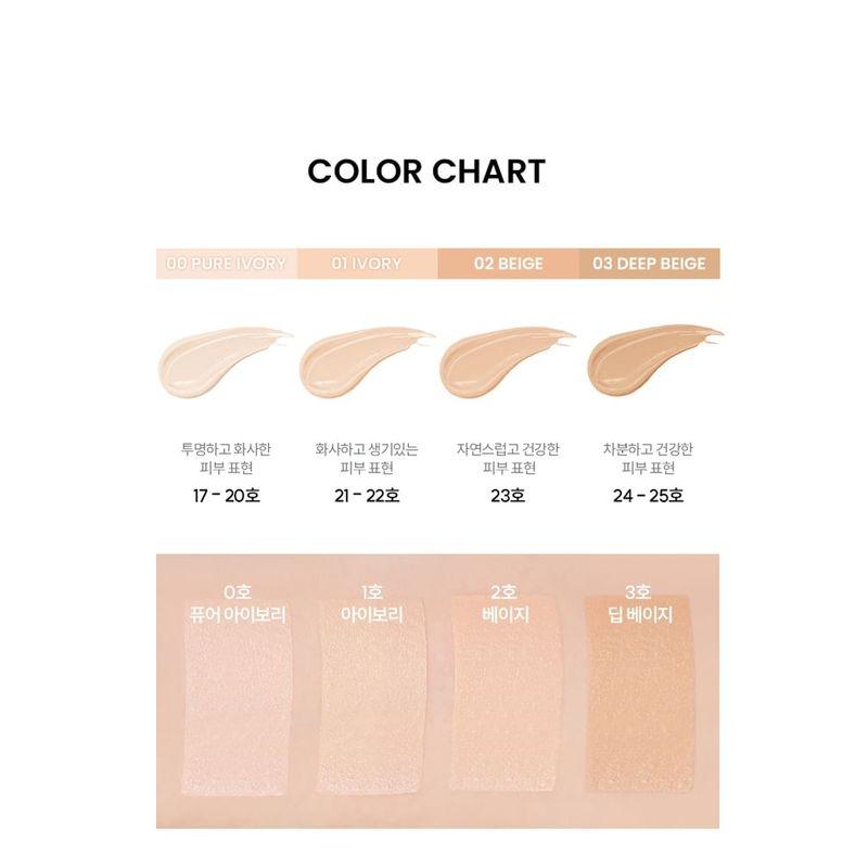 THE LAB by blanc doux - Oligo Hyaluronic Acid Healthy Cream Cushion - 4 Colors