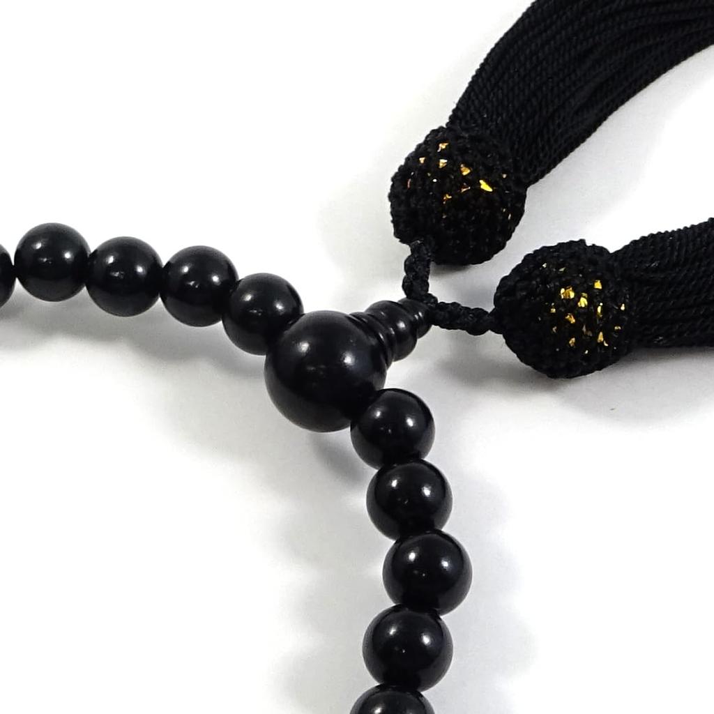 and My Jewelry Natural Jet Prayer Beads Beads [Your Box] (Nenju) 10.0mm [Gift Wrapped]
