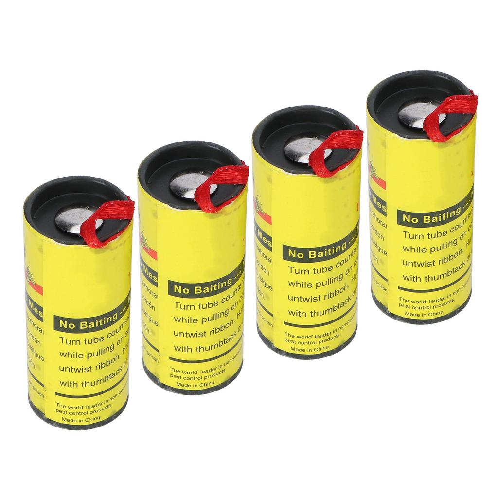 24PCS Mosquito Fly Insect Traps Catcher Fly Paper Strips Roll Tape for Indoor Use