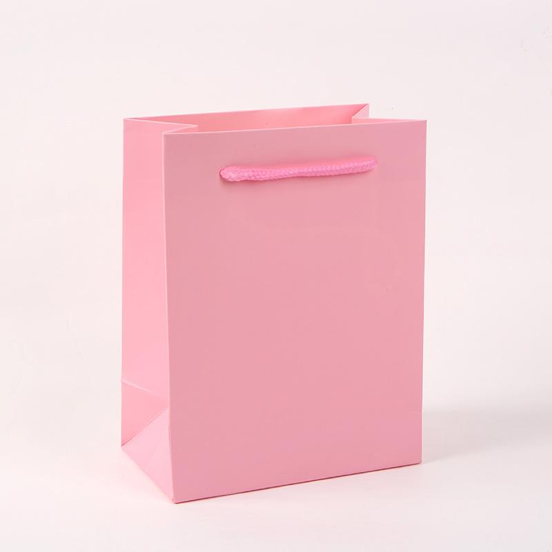 StoBag Customizable Gift Paper Bags with Handles Colorful Reusable Shopping Bags Party Favors Logo Packaging(exclude Print)