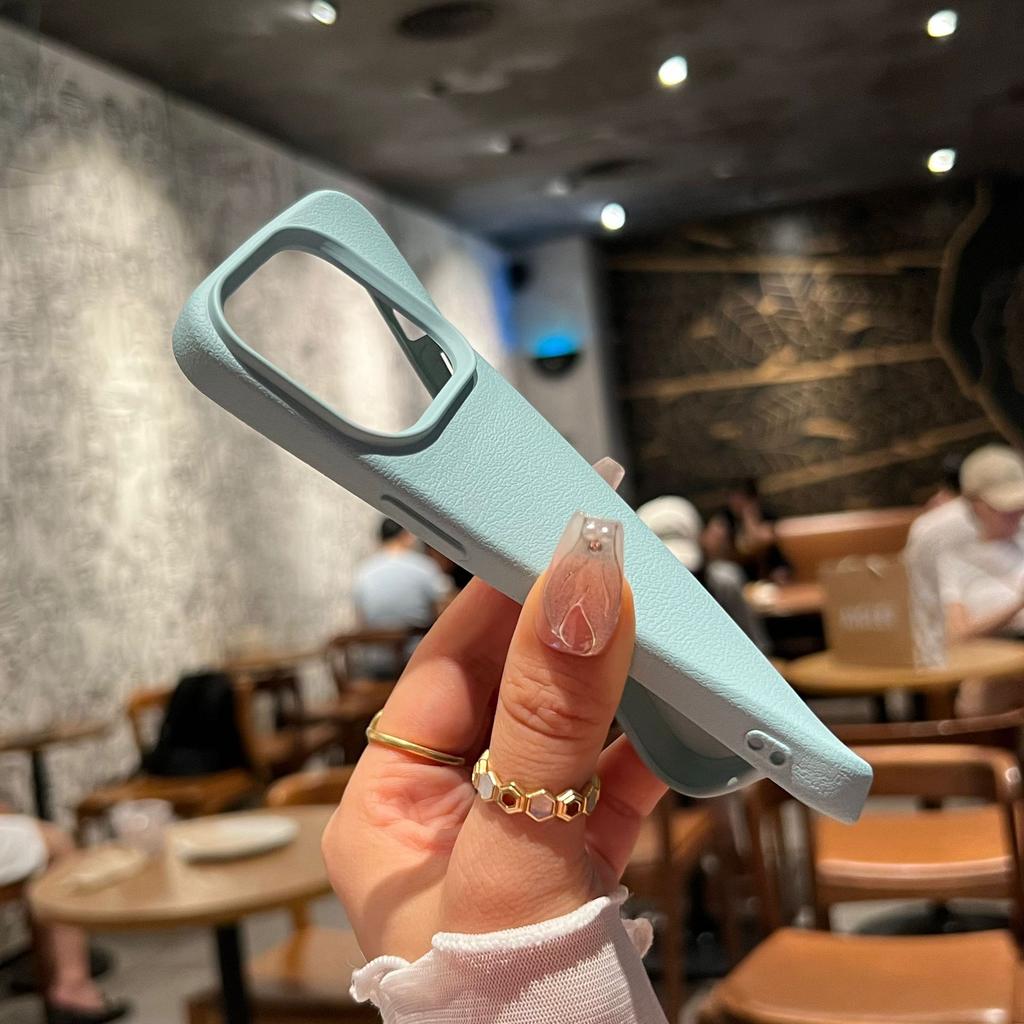 Luxury Silicone Litchi Lines Leather Phone Case For iPhone 17 16 15 14 13 12 11 Pro Max X XS XR Plus Soft Shockproof Full Cover