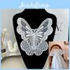 Lace Embroidery Diy Butterfly Beads Sequins Collar Flower Decorative Sewing Clothes Hats Clothing Accessories