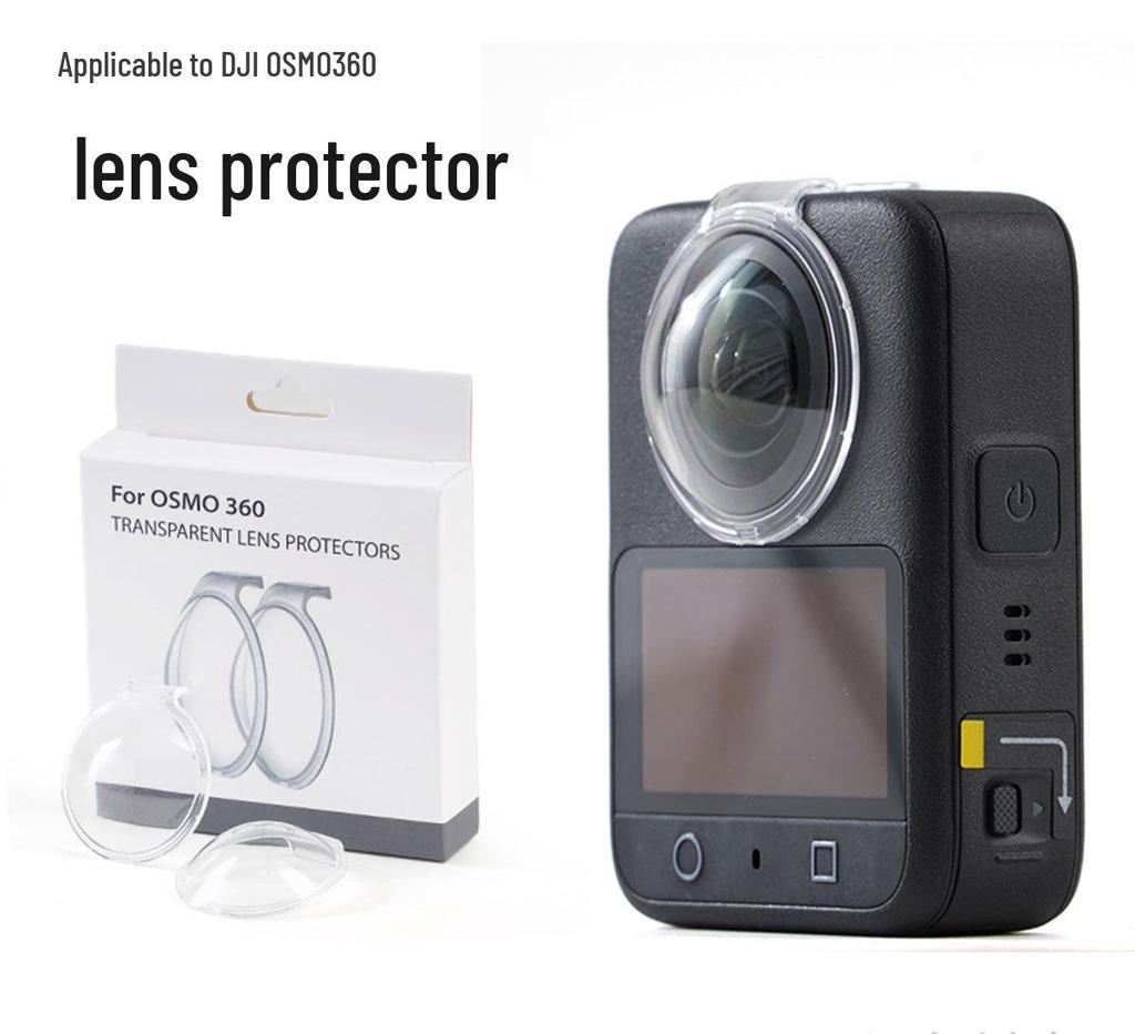 Capa de Lente de Vidro Temperado DJI Osmo360: Proteção à Prova de Explosão, Resistente a Arranhões, Alta Transparência