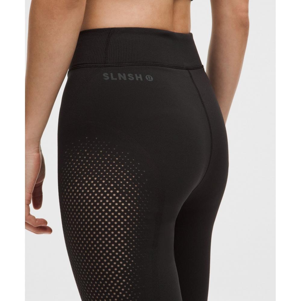 Lululemon Revealknit High Rise Tight 28   Slnsh Collection Black