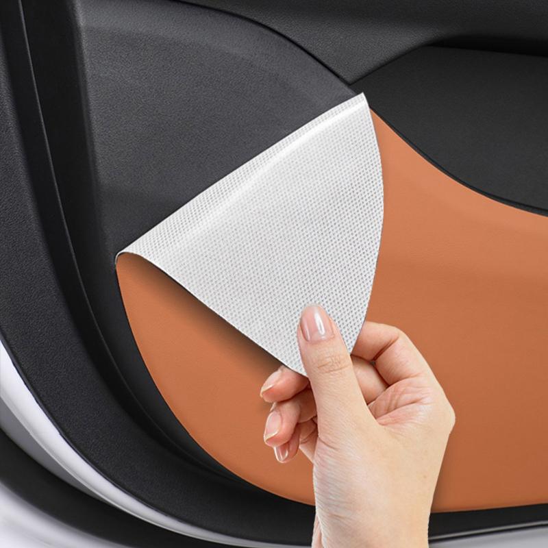 For BYD Han DMI EV 2024 Car Door Anti Kick Protective Pad Leather Protection Stickers Doors Anti-Dirty Film Auto Accessories