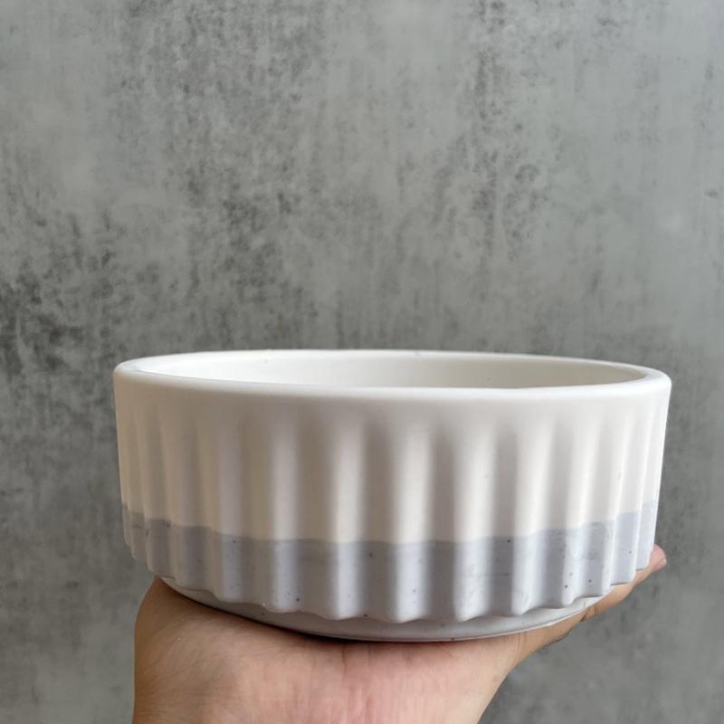 Silicone Resin Flower Pot Molds DIY Stripe Mold Resin Casting Mold Silicone Resin Casting Mold to Make Mini Flower Pot