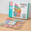 Wooden Three-Dimensional Stacking Music Balance Building Block Children'S Educational Toys Parent-Child Interaction Stacking Height 4-6 Toys