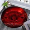 Custom Name,Manchester United Pattern Round rug,Carpet Rug for Living Room Bedroom Playroom ,Non-slip Floor Mat,Holiday Gifts and Birthday Gifts.