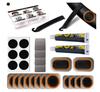 Bicycle Tire Repair Kit with Cold Patch, Glue, and Lever Tools