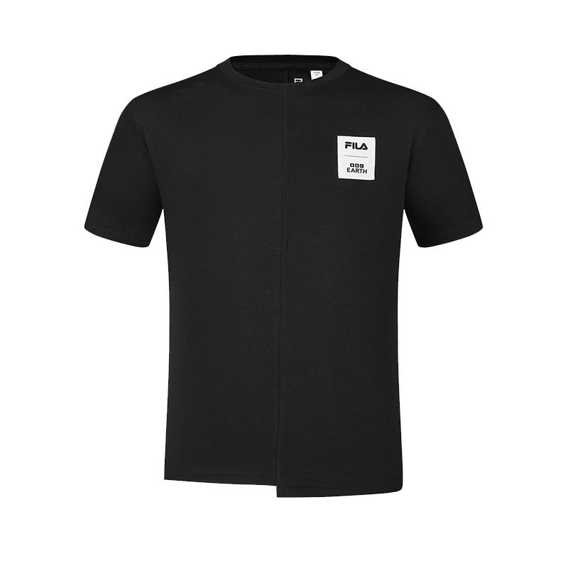 New FILA x BBC EARTH T Shirt Men's Pitch Black A51M437101FBK