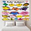 Rider Speeding Yamaha Through Neon Light Tapestry Room Decoration Wall Hanging for Living Room Bedroom, dormitory, Birthday and Christmas gifts