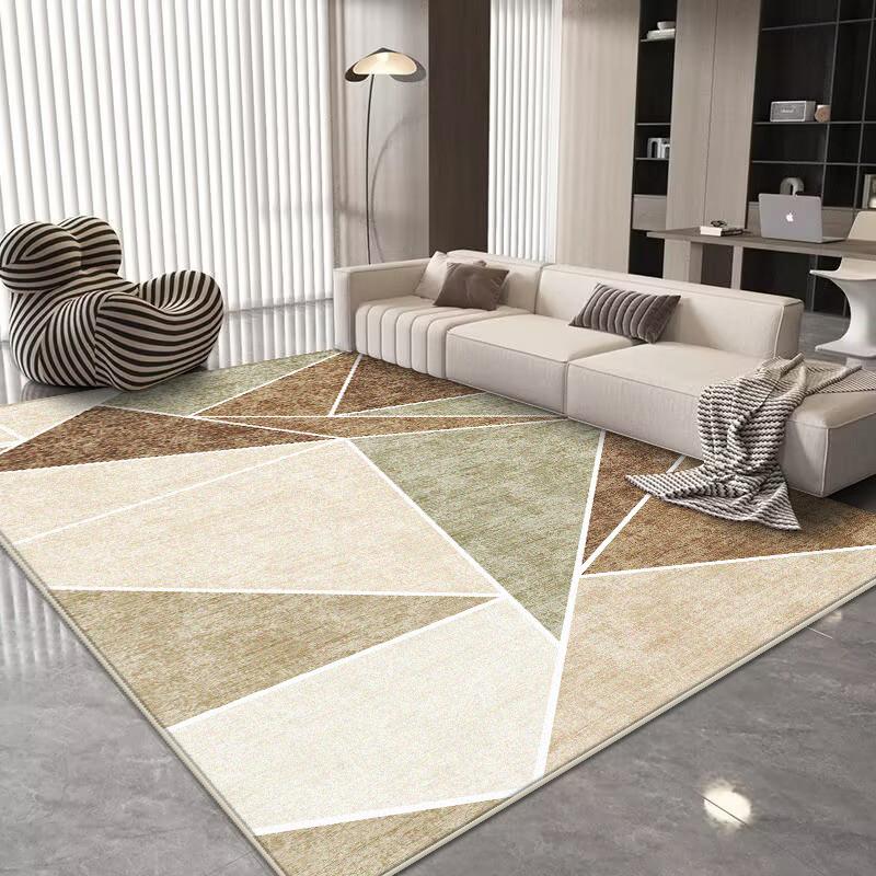 Modern Geometric Carpet for Living Room Modern Luxury Decoration Home Rugs for Bedroom Big Size Non-slip Easy Cleaning Floor Mat
