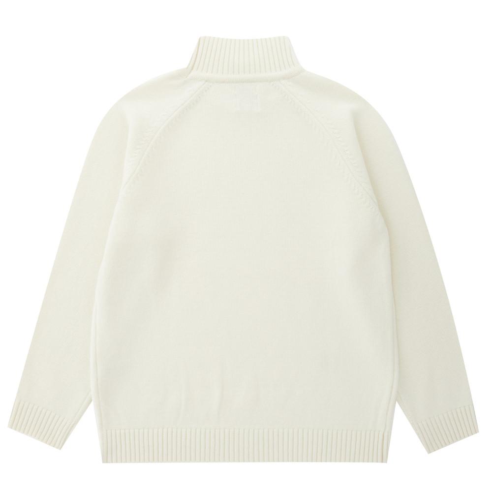 PIGC Women'S Wool Turtleneck Sweater White (Lfc240331)