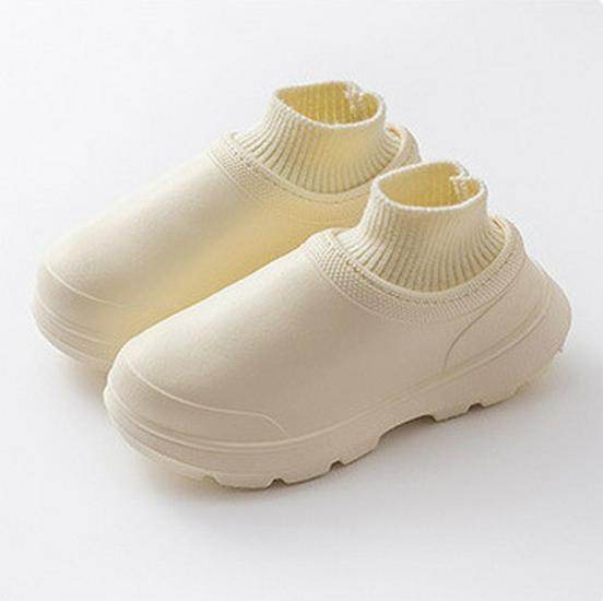 Pantoufles d'automne/hiver antidérapantes à semelles épaisses: Design Confortable à Talon Enveloppant pour Porter à l'Intérieur/Extérieur, Homme et Femme