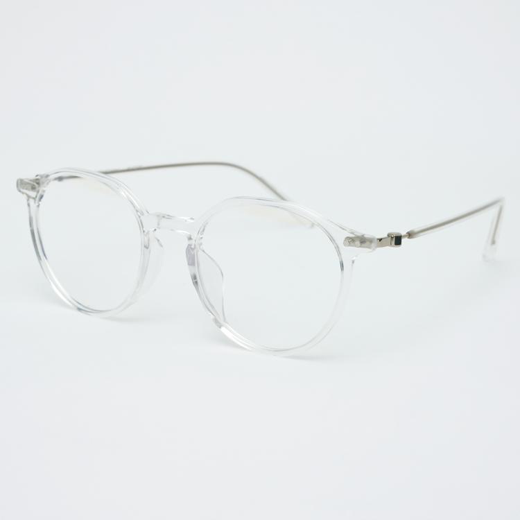 Alloaiweeo Al7402 2020G Hd Acetate Ultra-Lightweight High-Density Acetate Transparent Clear Eyeglass Frame_Blue Light Lens Selection