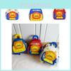 Cute Children's Backpack For Kids School Bag Unisex Design Nylon Material Red Beige Blue