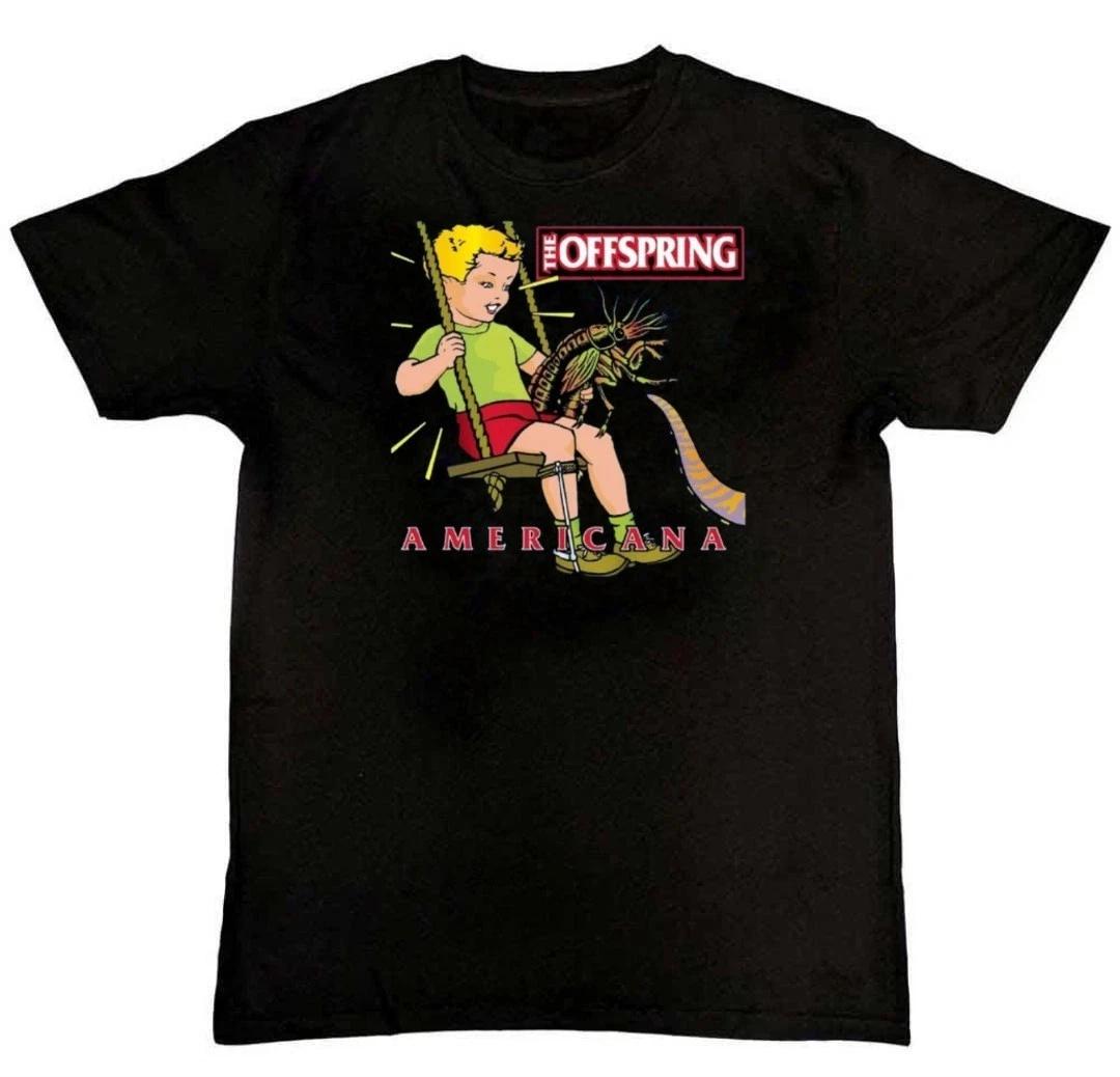 The Offspring Band Americana (1998) Album Graphic Mens 100% Cotton T-shirt Mens Tees Top S