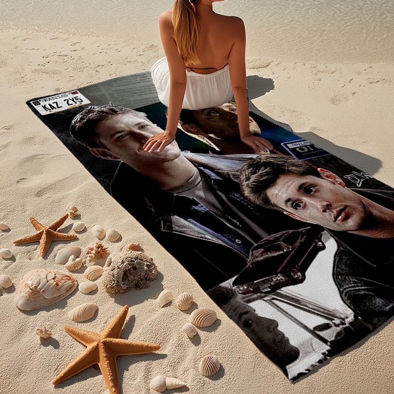Super-natural Darkness Deliverance Beach Towel, Super Soft Microfiber, Gift for Her/Him, Birthday, for Pool, Beach, Travel, Home Decor Fan gifts