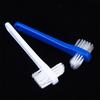 10Pcs Double-Sided Denture Toothbrush Cleaning Brush for Invisible Braces Retainer Oral Care Descaling Brush for Men & Women
