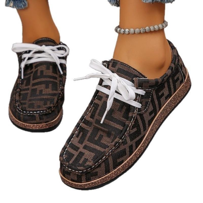 Buty damskie casualowe na płaskiej podeszwie sznurowane plus size